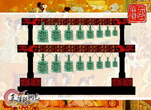 16件晉侯穌青銅編鐘，西周時(shí)期編鐘編磬